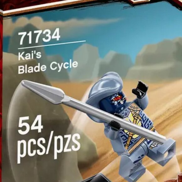 Brand New Lego NINJAGO Legacy Kai's Blade Cycle 71734 - Picture 3 of 9